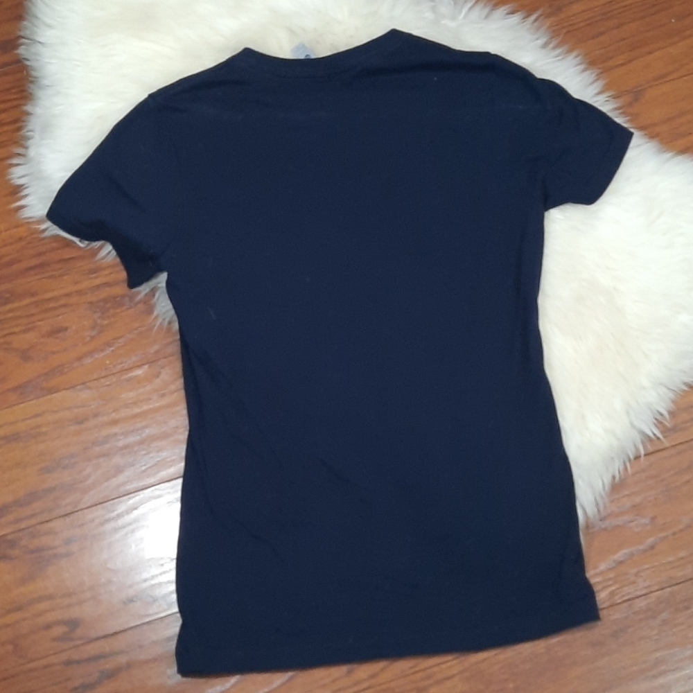 Next Level Introvert Fitted Navy Tshirt - Picture 3 of 3